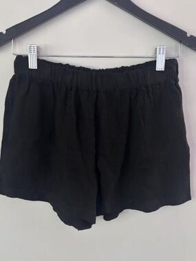 Suzy D linen black shorts NWT sz Medium